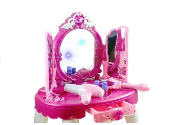 Kæmpe eventyr prinsesse toiletbord med tryllestav
