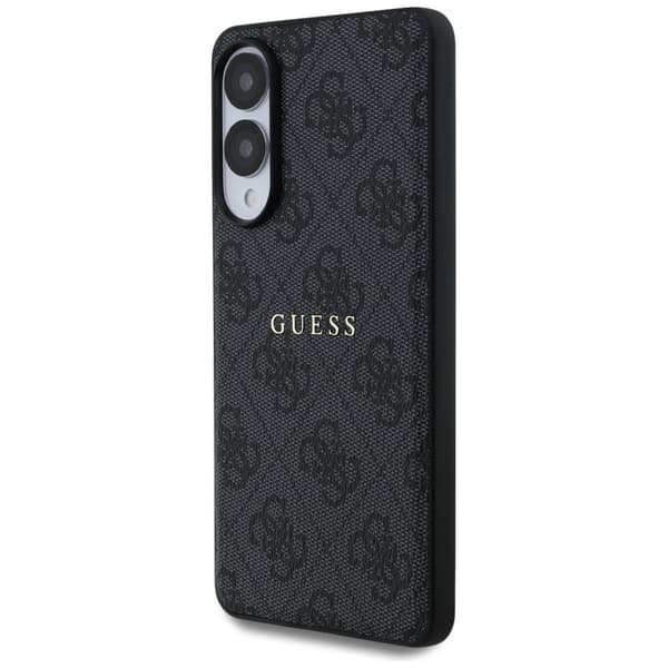 Guess 4G Ring Classic Logo MagSafe-etui til Galaxy S25 Edge, sort