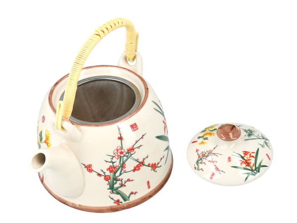 Keramisk elkedel med infuser