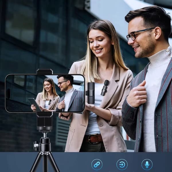 Mini Tie Mikrofon Trådløs Kondensator Telefon Computer USB-C K1 Zenwire