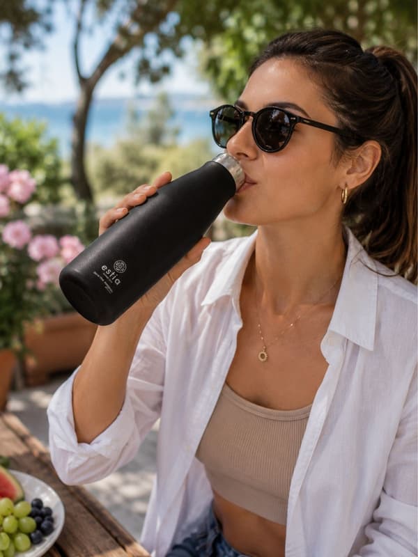 500 ml termosflaska i midnattssvart