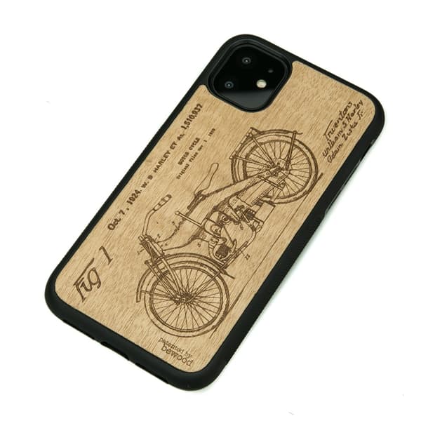 Træcover til iPhone 11 HARLEY PATENT ANIEGRE