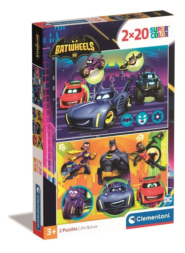 Pussel 2x20 Superfärgade Bathjul