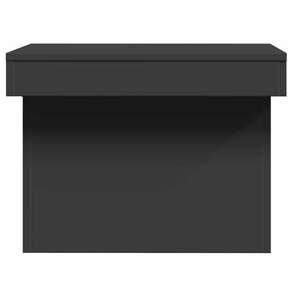 vidaXL sofabord, sort, 80x55x40 cm, træbaseret materiale