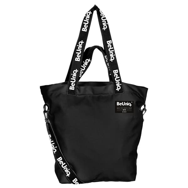 Dame skuldertaske, sort shoppertaske