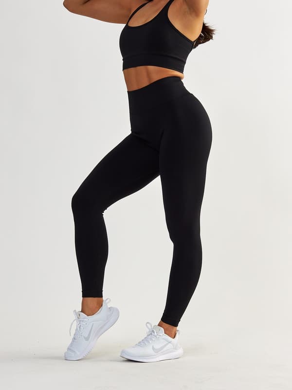Sorte Shaping Leggings - Gym Queen XS