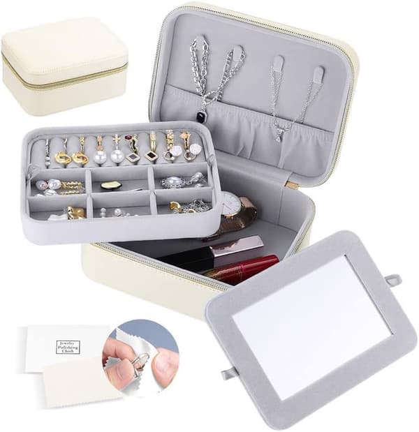 Smykkeskrin Organizer Hvid