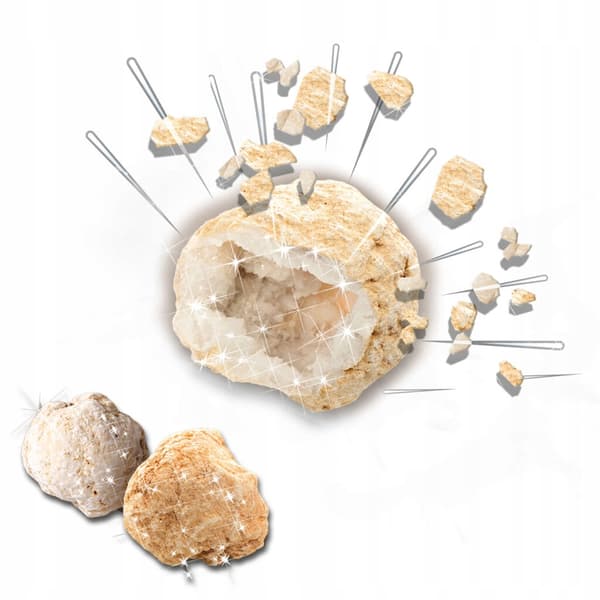Smash Geodes -kivikiteet, mineraalit lapsille, SES Creative 25079