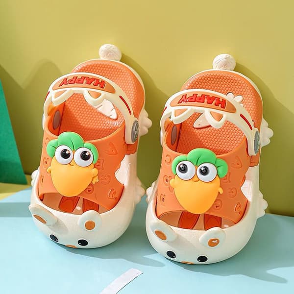 Børne Crocs Slides Orange Happy Carrots 26/27
