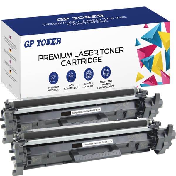 2x Toner til HP GP-HCF217A MED CHIP x2 GP
