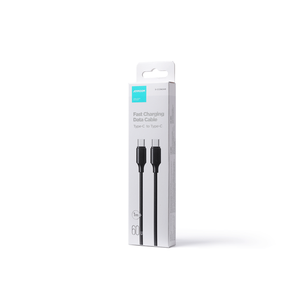 USB-C-kaapeli - USB-C-kaapeli 480Mb/s 60W 1m musta