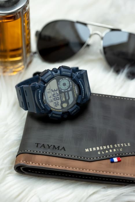 Herreklocka CASIO Digital Månfas WS-1500H-2AVEF + Låda