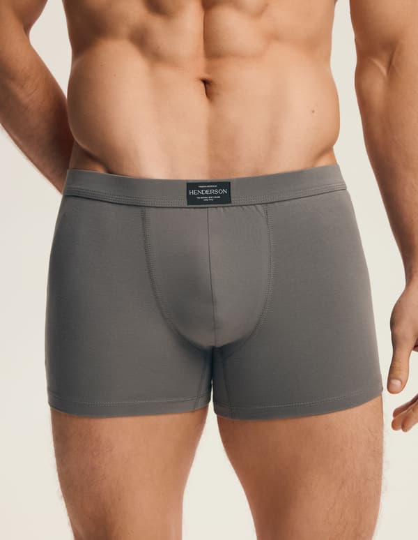 Main Henderson 3-pak boxershorts | sort, grå, hvid M