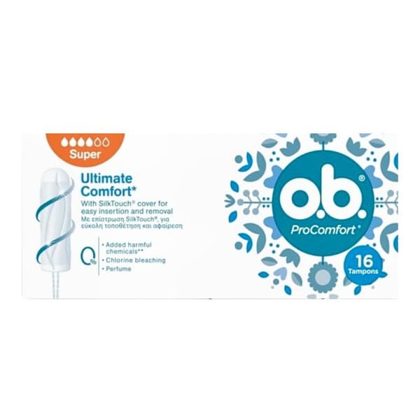 OB Pro Comfort Tampony - SUPER 16 st