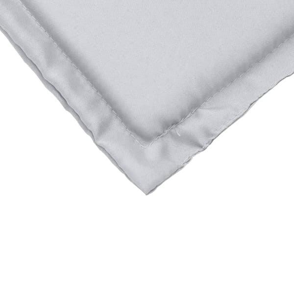 vidaXL Trädgårdssittdynor, 2 st, ljusgrå, 45x45x2 cm
