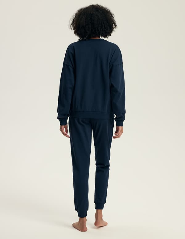 Delancy Dame Loungesæt | Marineblå XL