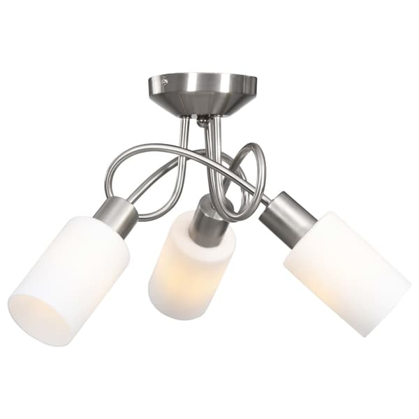 vidaXL Loftlampe med keramiske skærme til 3 E14 pærer