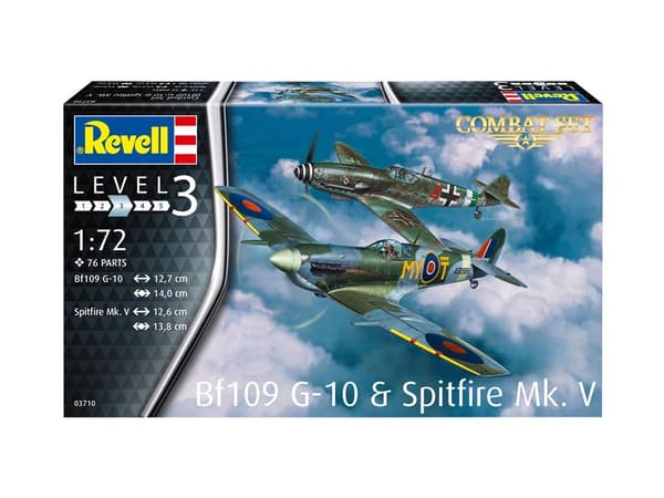 Fly 1:72 Me BF-109G-10 & Spitfire Mk.V