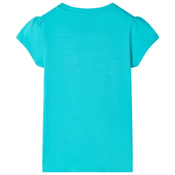 Barn-T-shirt, mintgrön, 116