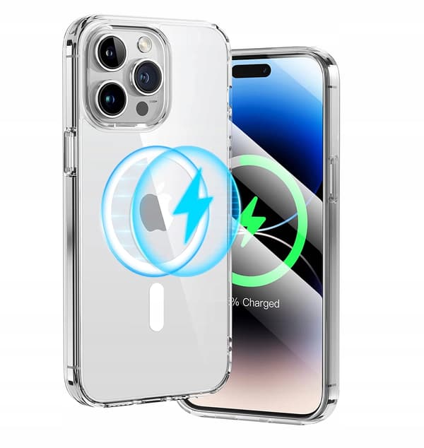 ETUI til iPhone 14 Pro til MagSafe MAT MAT ETUI + 9H skærmglas