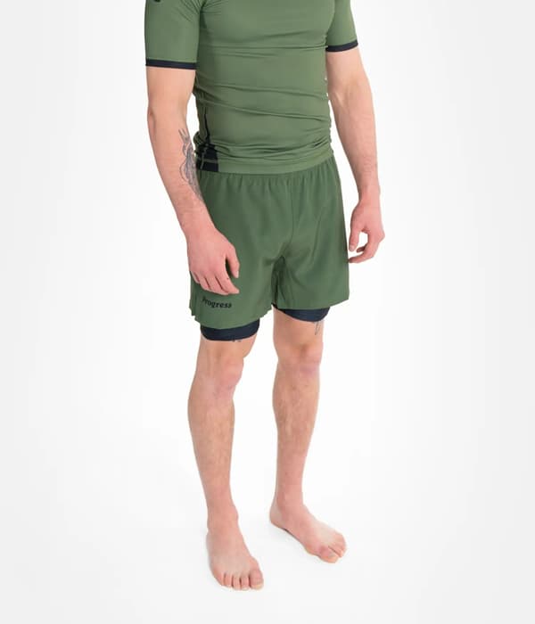 Progress Shortsit Academy+Hybrid Khaki M