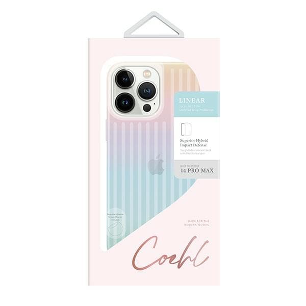 UNIQ Coehl Linear cover til iPhone 14 Pro Max, opal
