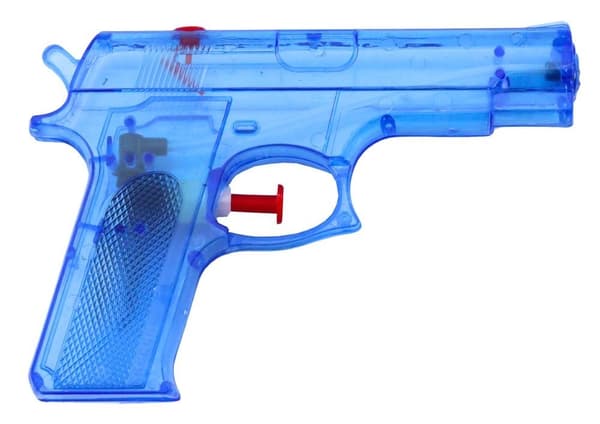 Blå vattenpistol 15cmx10.5cm