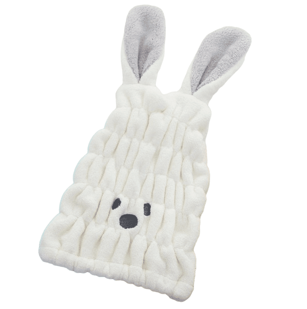 håndklæde turban hårtørrerhætte mikrofiber TEDDY BEAR universal (creme)