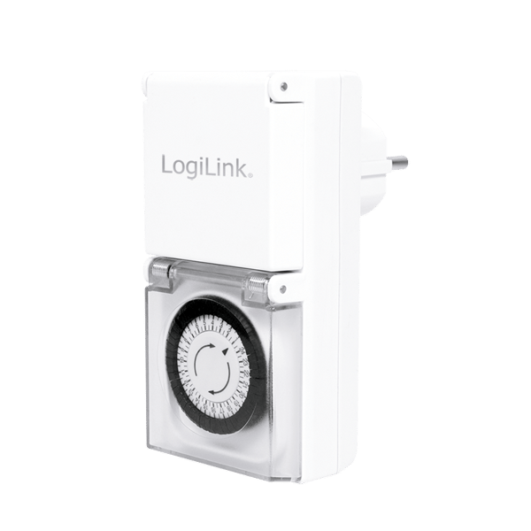 Analog timer 24 timer IP44 ekstern timer 16 A afbryder 2 stk.