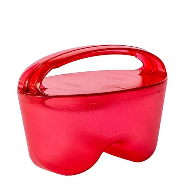 Cooly Ice Massager för skönhet och hälsa Röd