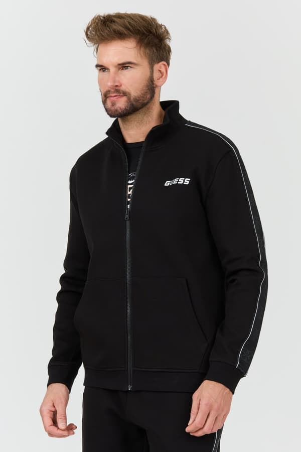 Guess Herre Sort Mickey Full Zip Sweatshirt L