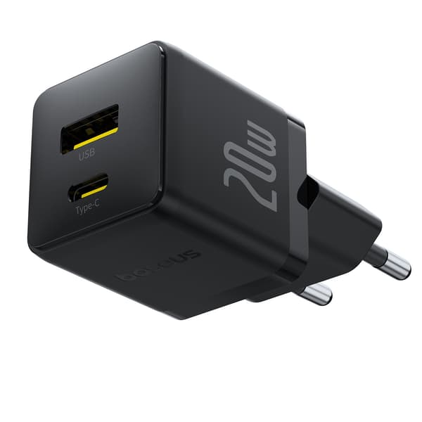 Palm 20W USB-C USB-A -seinälaturi - musta