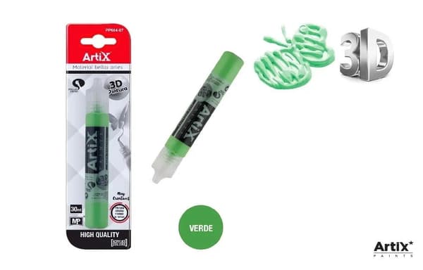 3D-rakennemaali vihreä 30ml