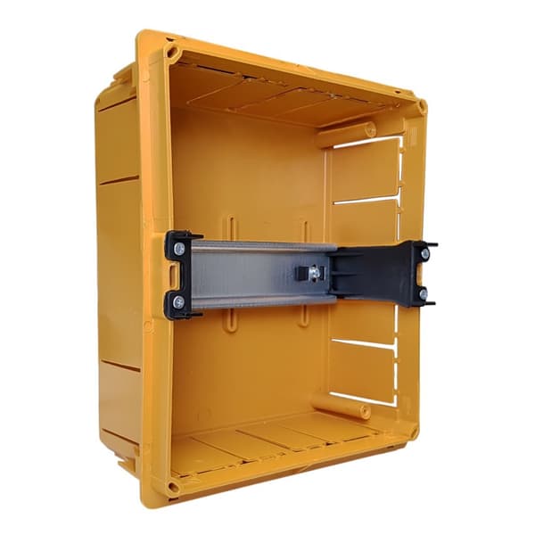Indbygget fordelingstavle 4 moduler IP40 sort 970.04.N ML 0841