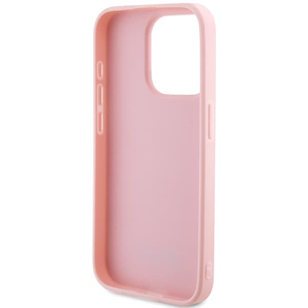 Guess Saffiano Iridescent Script-skal till iPhone 14 Pro, Rosa