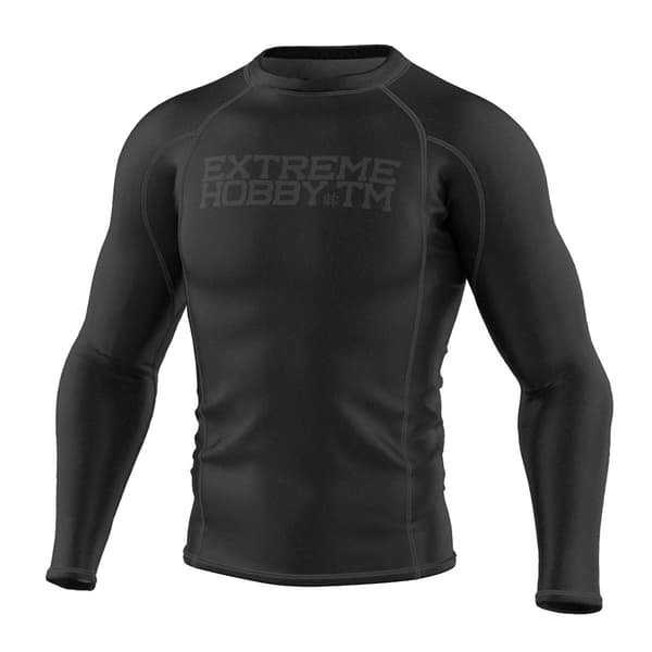 Herre langærmet rashguard TRACE 2XL RØD