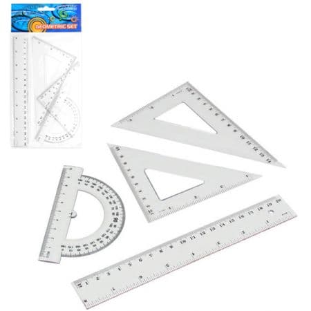 Geometrisk sæt 20 cm, 4 dele 174931