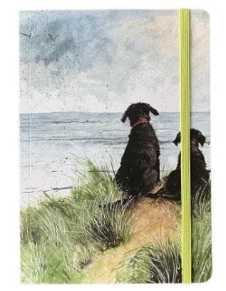 A5 LCN25 Hunde i klitterne notesbog med elastik