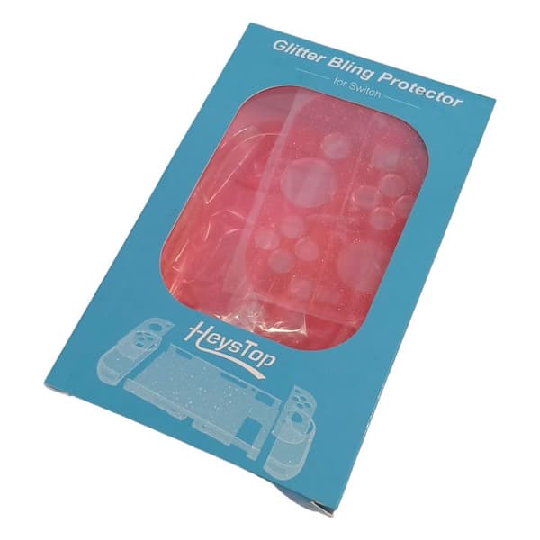 Nintendo Switch-cover i rødt glitter