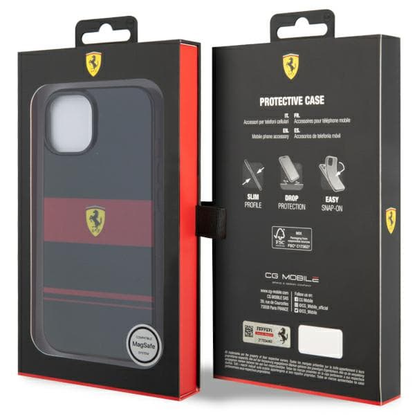 Ferrari IMD Combi Magsafe -kotelo iPhone 14:lle, musta