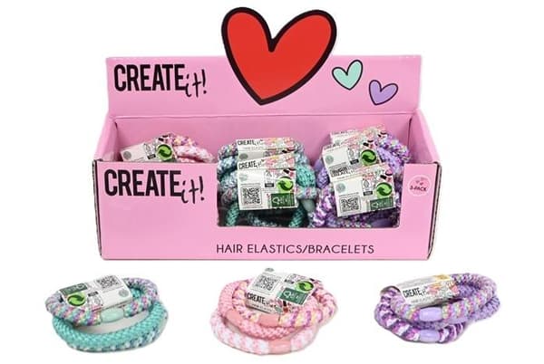 Elastisk pandebånd 3 stk. mix CREATE IT!