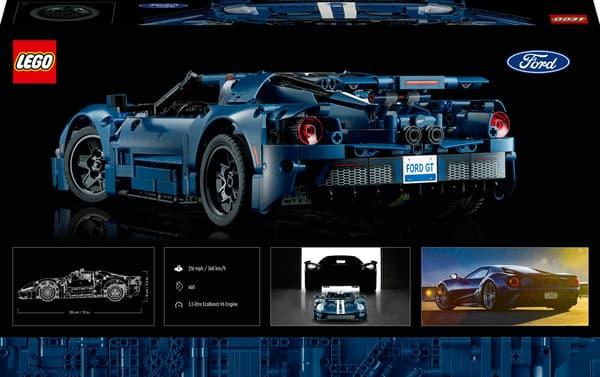LEGO Technic Ford GT 2022 sæt med 1466 dele (42154)