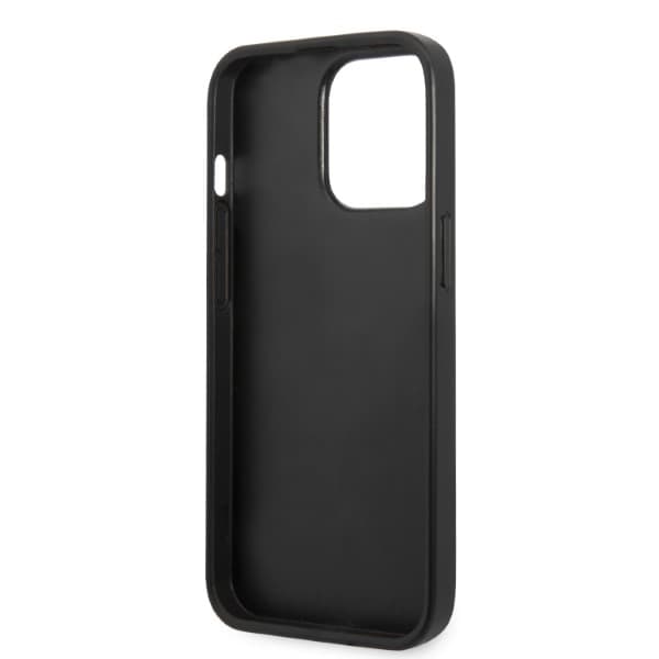 Karl Lagerfeld Saffiano Plaque-cover til iPhone 13 Pro / 13, sort