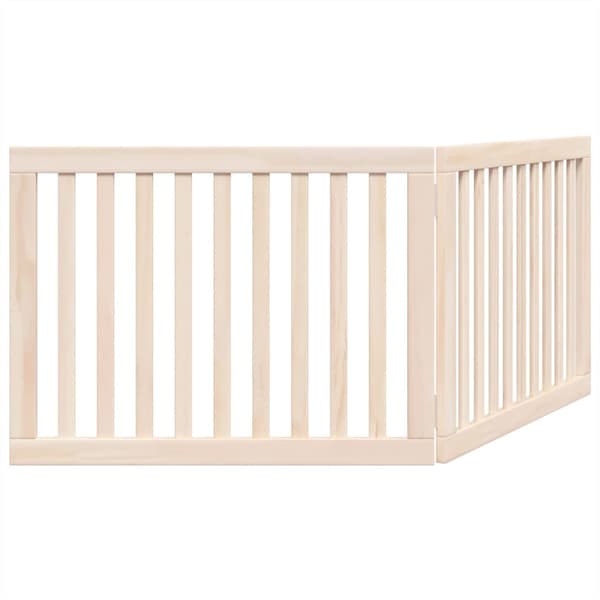 vidaXL foldbart sikkerhedsgitter til hunde, 2 paneler, 160 cm