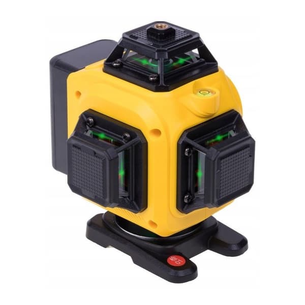 360° LASERNIVÅ 4D KRYSSLASERSET HUS ROTERANDE BAS PENDULLÅSSYSTEM