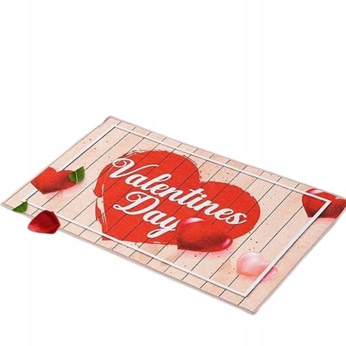 Dørmåtte 40x60 til Valentinsdag
