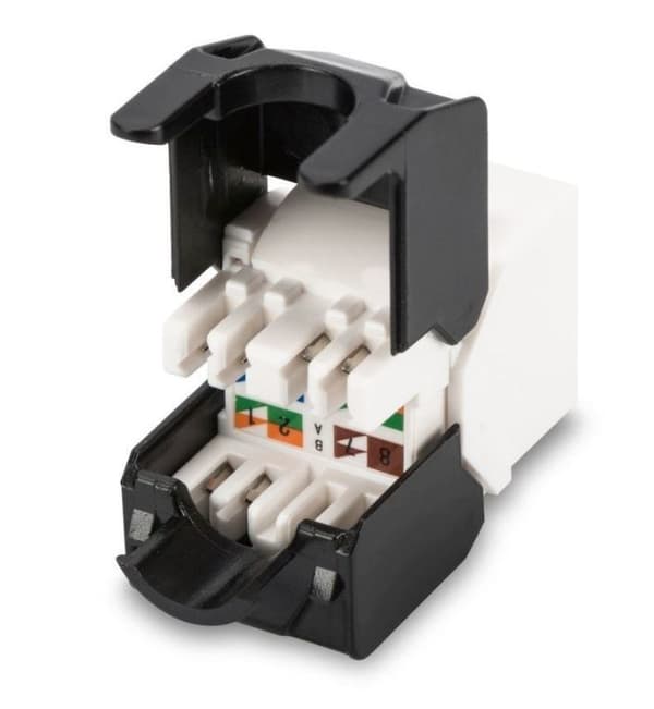 Keystone-modul kat. 5e UTP værktøjsfri S/17mm