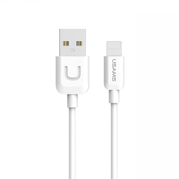USAMS U-Turn USB-A til Lightning-kabel 1m 2A Hvid