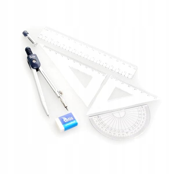 GEOMETRISK SET MED KOMPASS GC001-K 6900 A'6