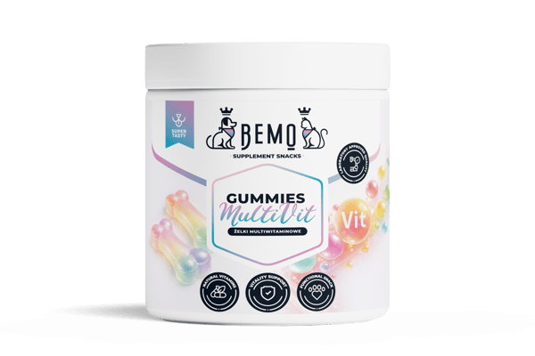 Bemo Gummies MultiVit - multivitamingummier för hundar och katter som stödjer immunitet och vitalitet